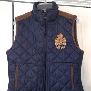 Navy Ralph Lauren polo vest